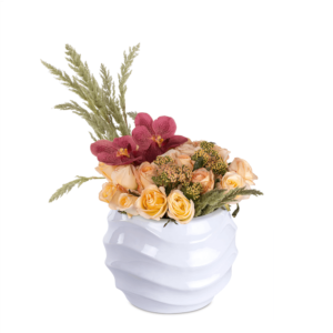 Rosas y orquídeas